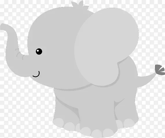 剪贴画开放图形大象png图片-婴儿大象剪贴画PNG淋浴