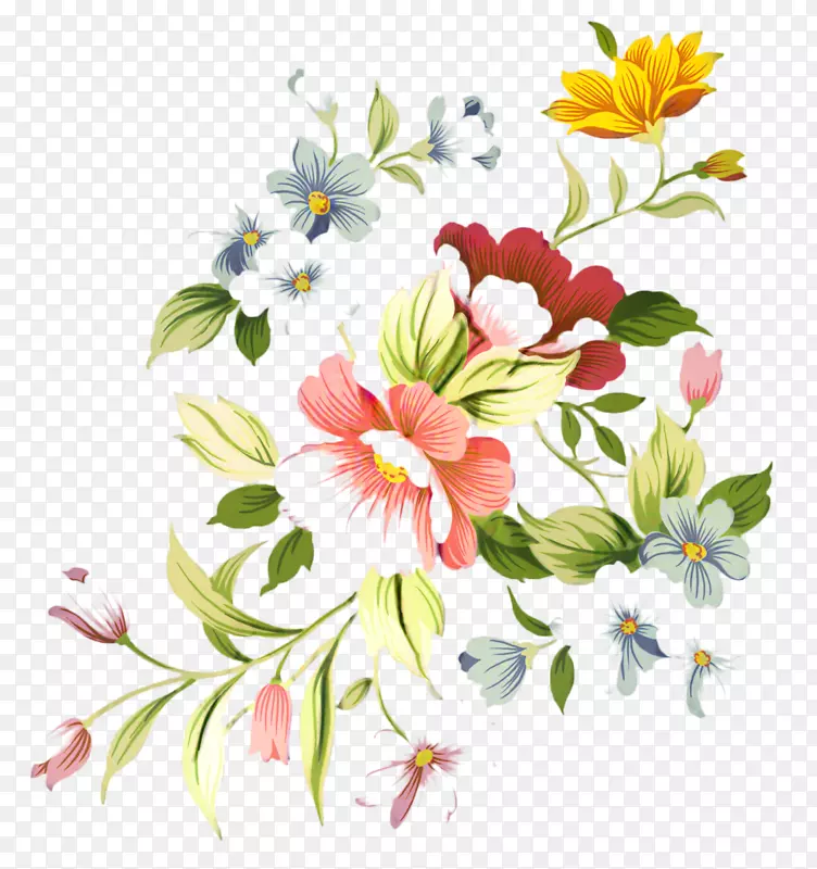 剪贴画，花卉，png图片，花卉设计，花卉插图.