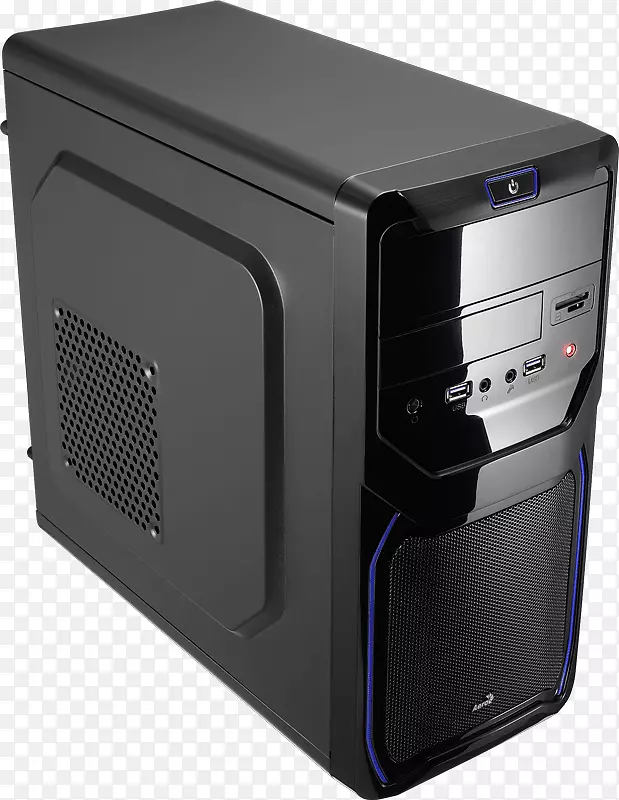 电脑机箱和外壳空气冷却183先进空气冷却黑色电脑机箱硬件/电子微电脑-高端卡