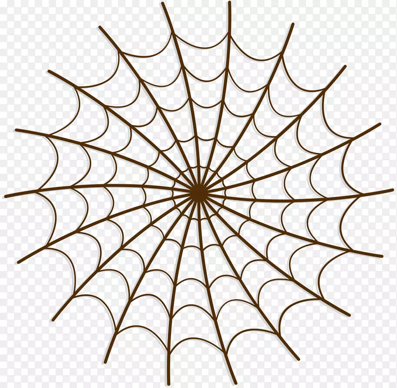 剪贴画图形蜘蛛网插图