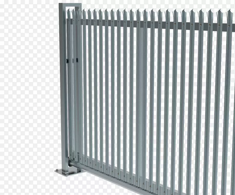 门设计悬臂式住宅栅栏-钢闸门