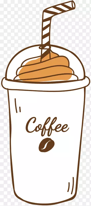 咖啡厅图冰咖啡摩卡壶