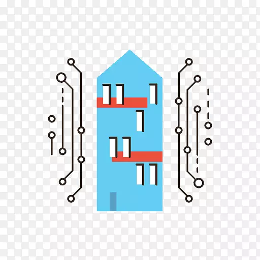设计房屋插图互联网电脑图标