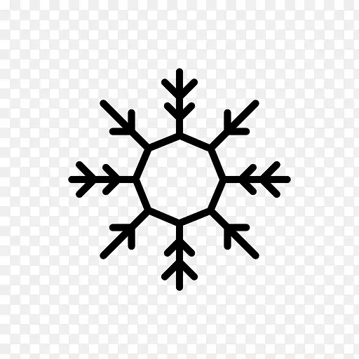 雪花可伸缩图形插图png图片.雪标志