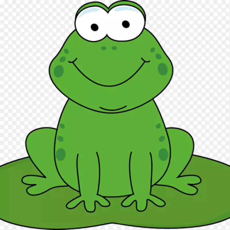 青蛙剪贴画png图片绘制图像-佩佩青蛙PNG百合垫