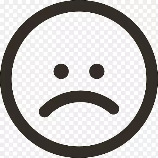 表情笑脸电脑图标表情-悲伤脸png在网上字体