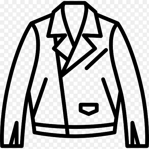 皮夹克服装可伸缩图形计算机图标大衣剪裁部分png皮夹克