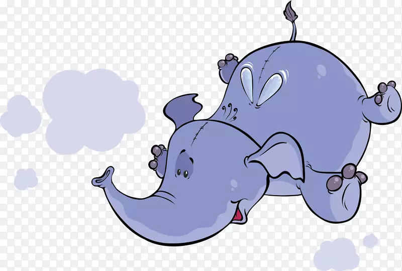 印度大象png图片免版税插图