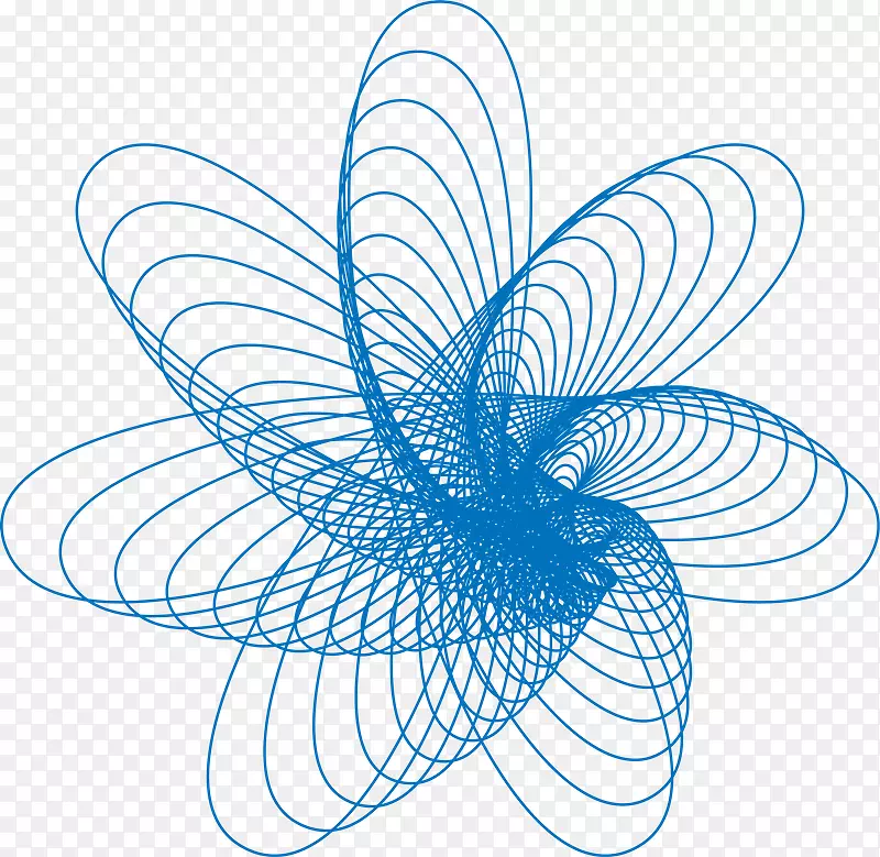 图形绘制螺旋图曲线图像齿轮绘图PNG螺旋图