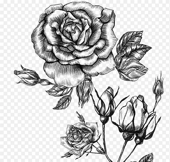 花园玫瑰香水设计小品挂毯