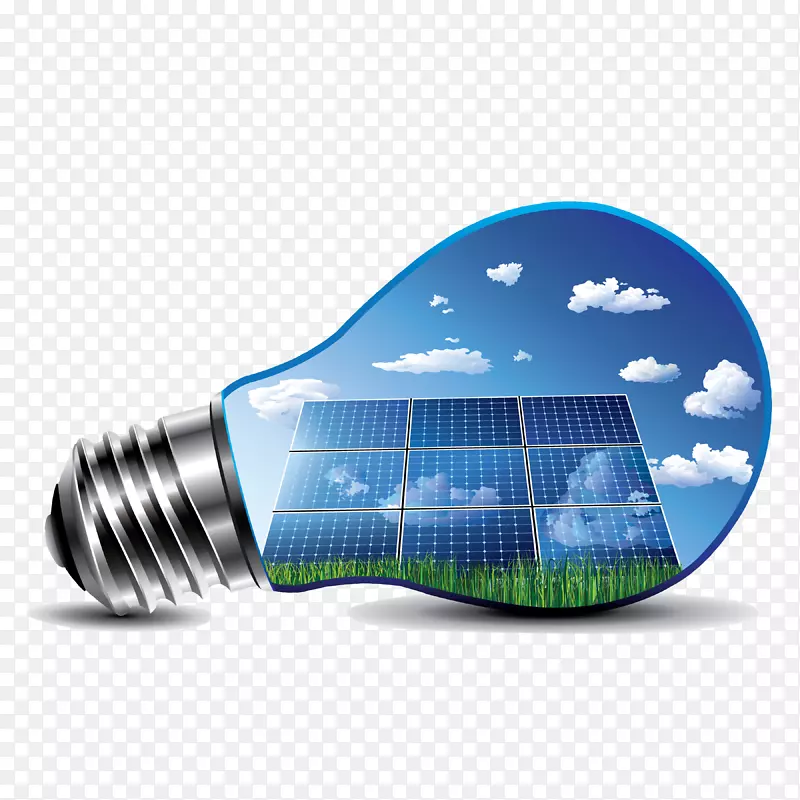 太阳能、可再生资源、光伏.生态PNG可再生能源