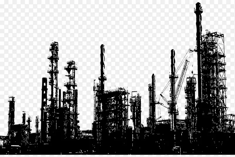 炼油厂石油工业-工厂图纸PNG炼油厂