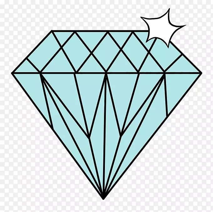 绘制图像粉红钻石教程-形状绘制PNG钻石