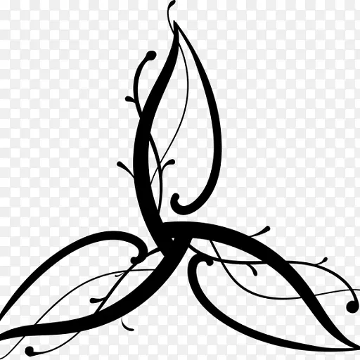 巫术符号凯尔特结形象-正念符号PNG纹身