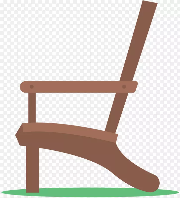 椅子设计花园家具插图木材