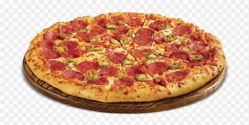 披萨 辣香肠 芝加哥式披萨