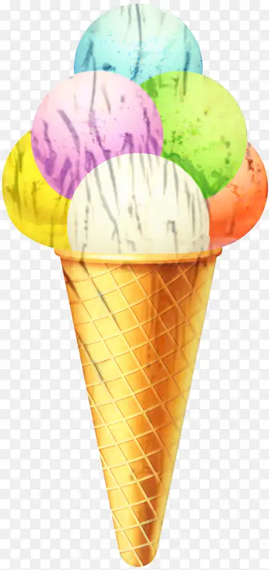 冰淇淋 意大利冰淇淋 冰淇淋筒