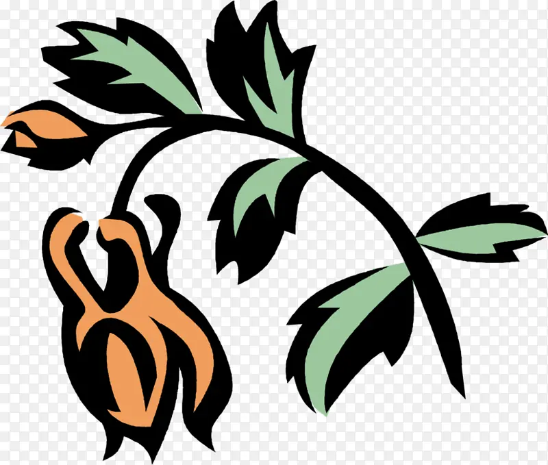 花 卡通 玫瑰