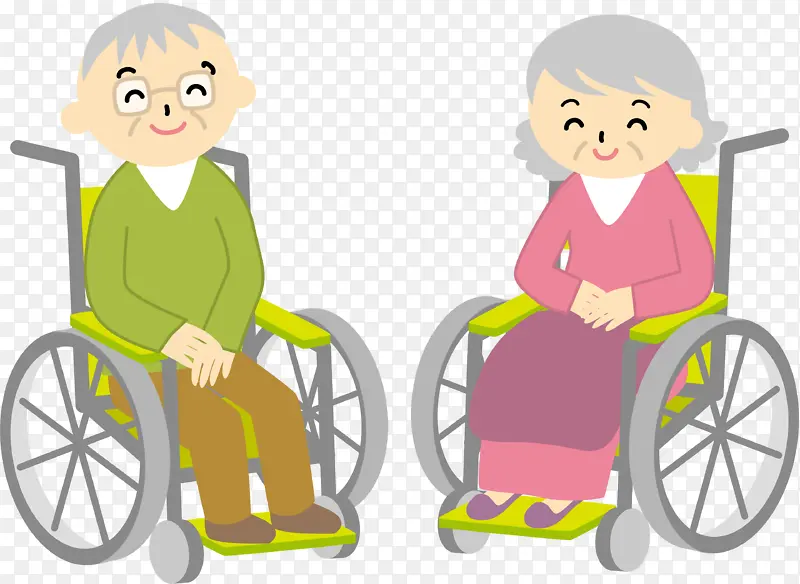 轮椅 老年人 养老院