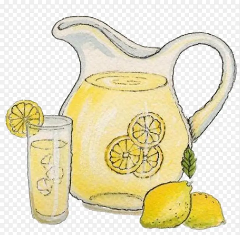 柠檬水 汽水 果汁