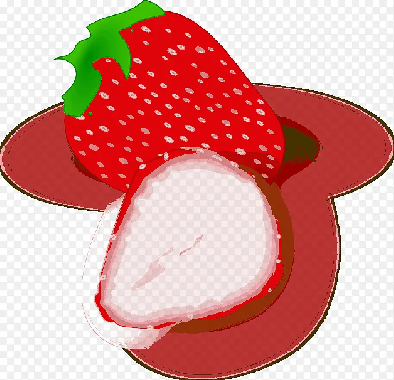 草莓 草莓汁 脆饼