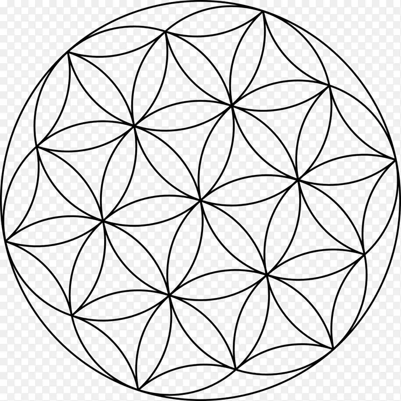 重叠圆网格 曼荼罗 神圣几何