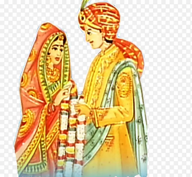 印度婚礼 婚礼 黄色