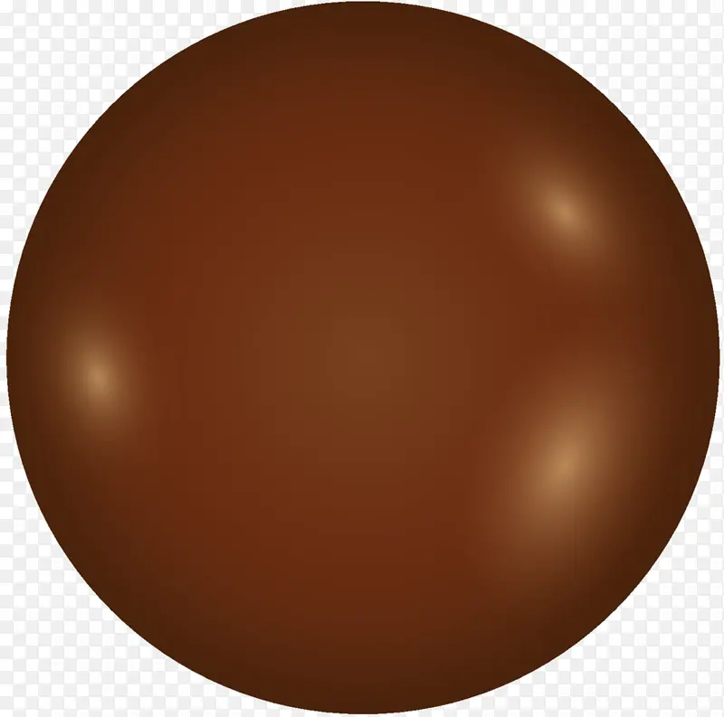 球体 铜 棕色