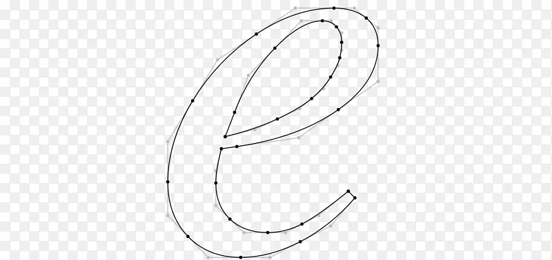 曲线 字母 多边形