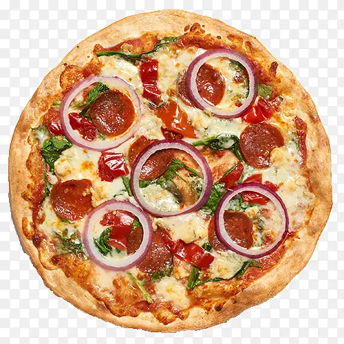 披萨 西西里披萨 意大利香肠