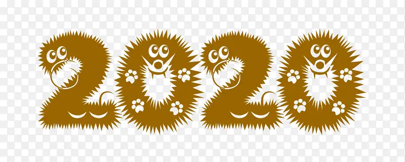 毛皮 电脑 花