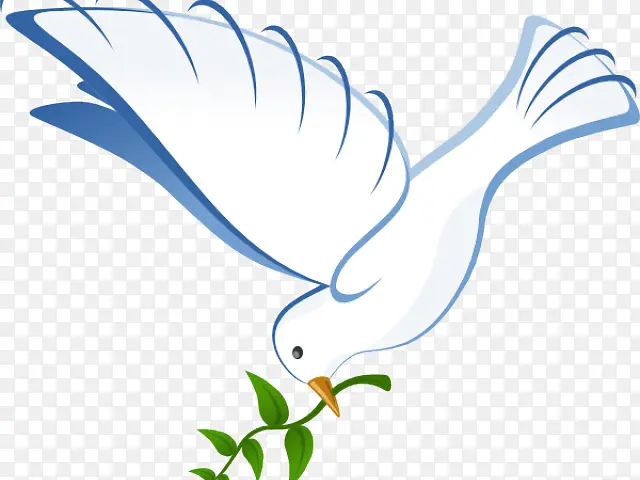 鸽子和鸽子 释放鸽子 和平符号