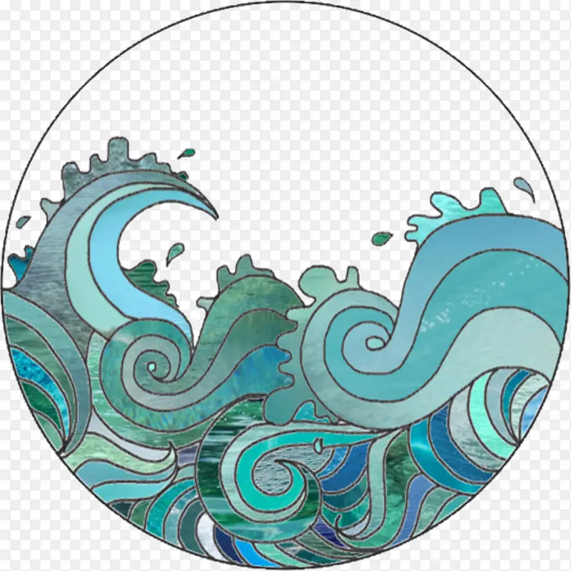 神奈川巨浪 绘画 风浪PNG图片素材下载_图片编号6739962-PNG素材网
