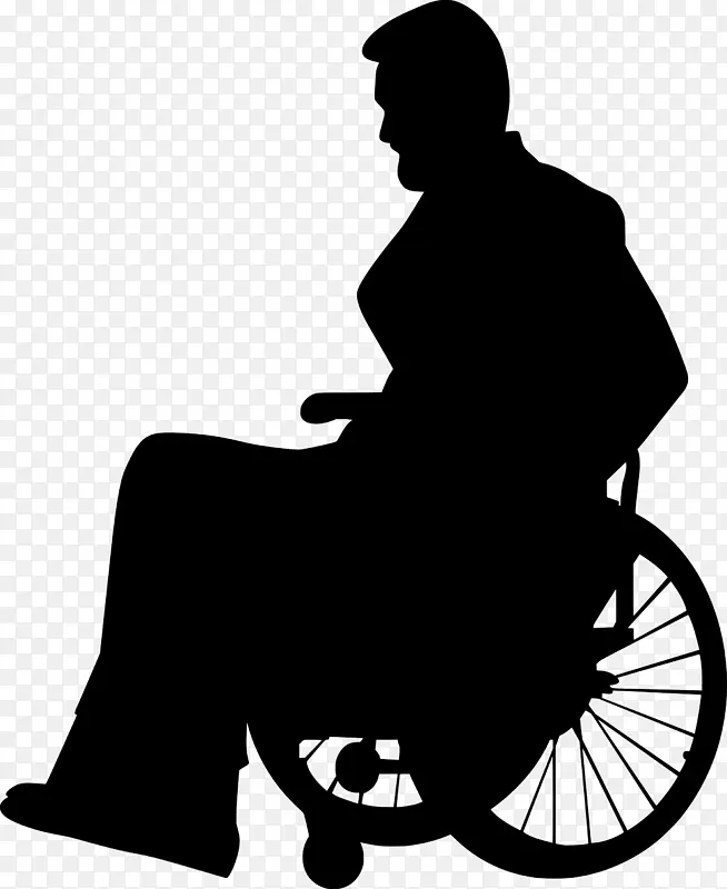 轮椅 残疾 坐姿
