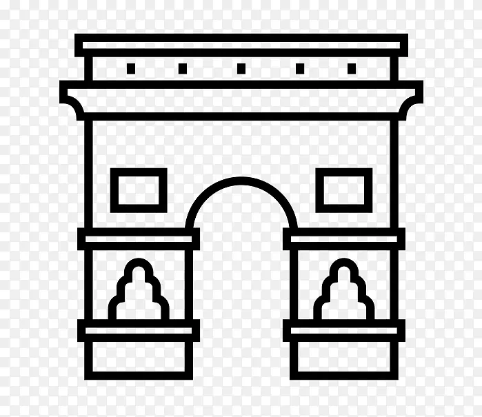 凯旋门 巴黎 拱门