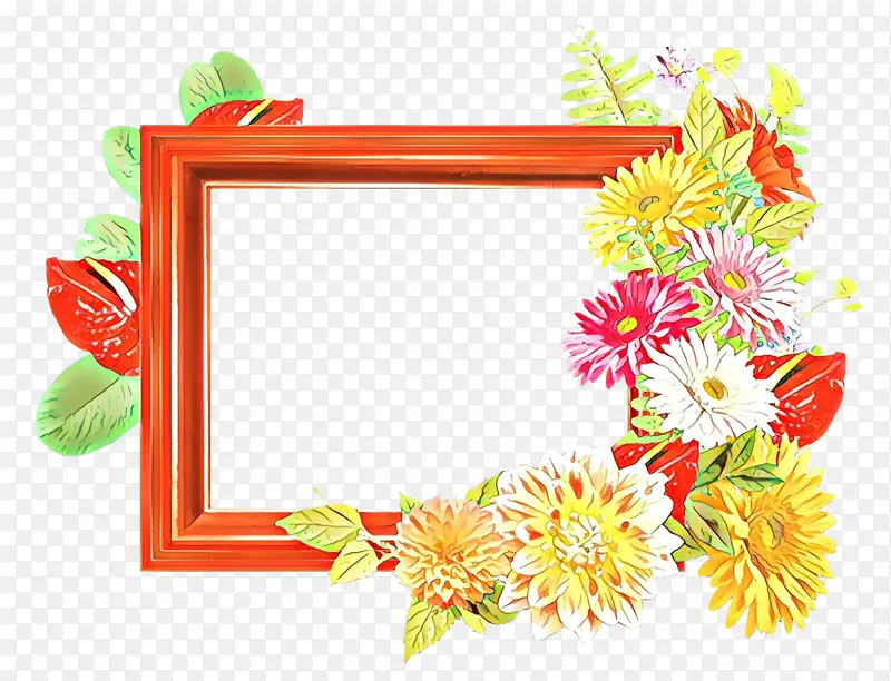 花卉设计 相框 花卉