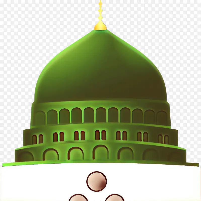 清真寺 绿地 穹顶