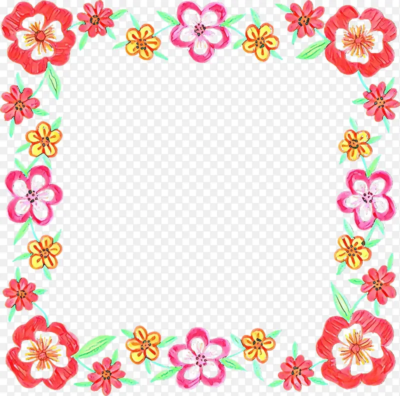 相框 花卉设计 花卉相框