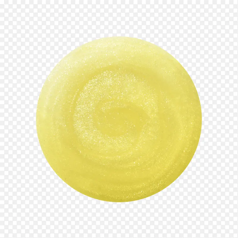 黄色圆形餐具