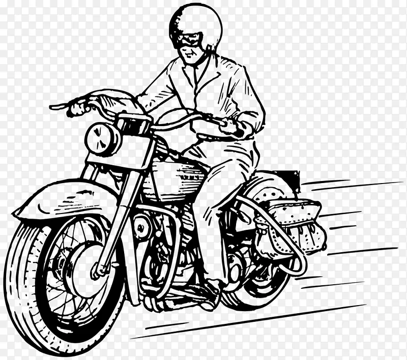 摩托车 绘图 零摩托车