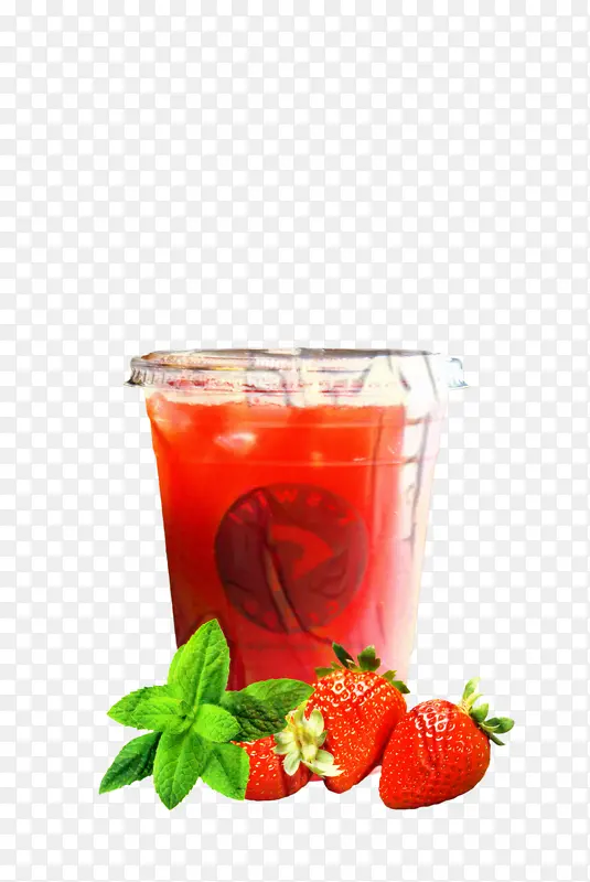草莓汁 海风 鸡尾酒配菜