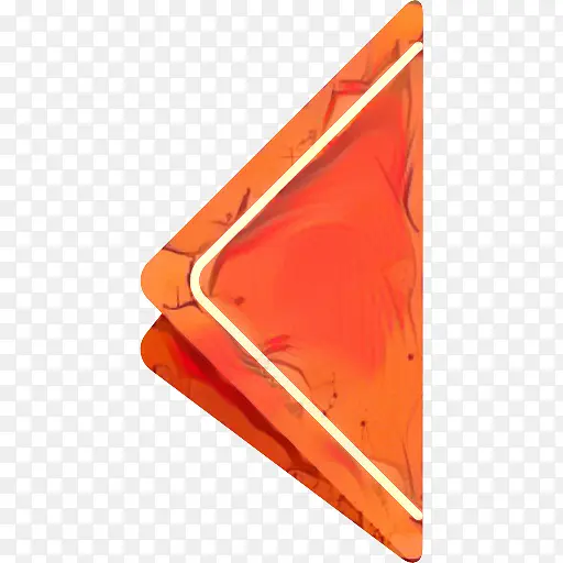 三角形 橙色