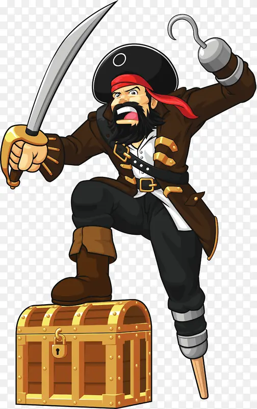 胡克船长 海盗 绘画