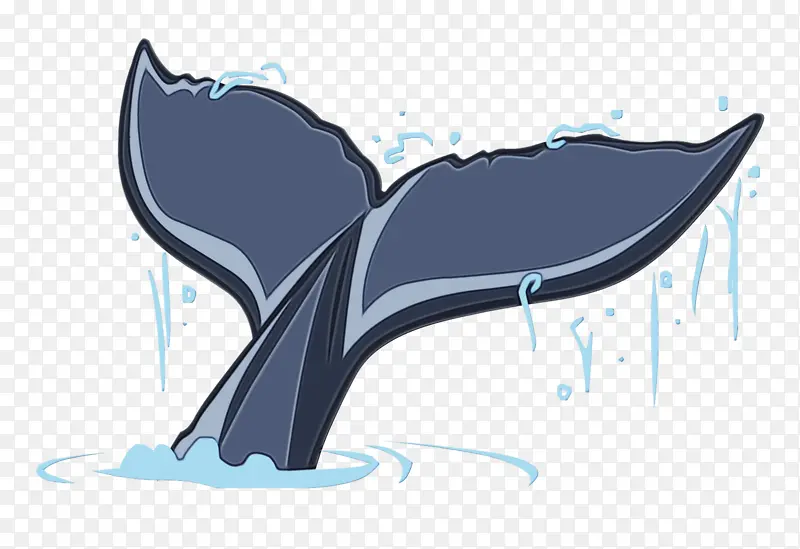 卡通 鲨鱼 海豚