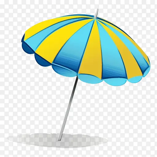 伞 黄色 线条