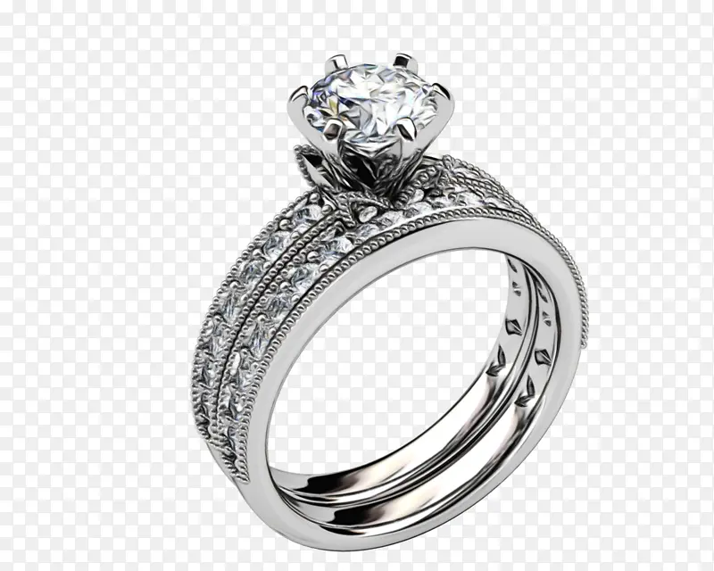 戒指 结婚戒指 新娘