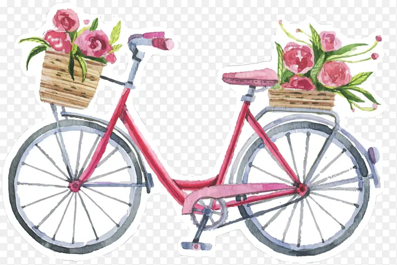 自行车 贴纸 图纸