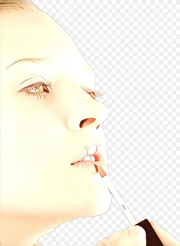 脸颊 鼻子 睫毛