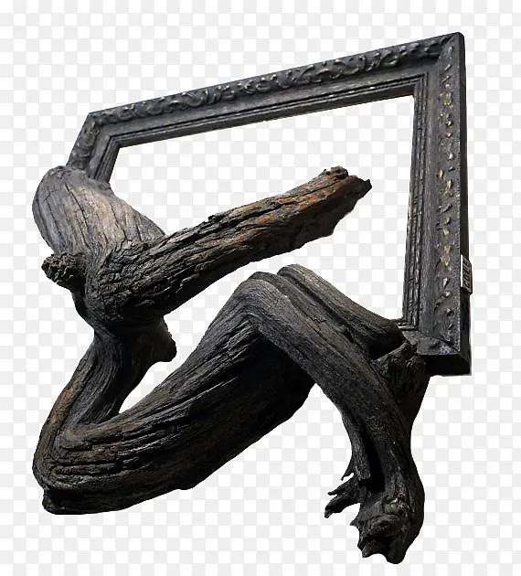 树根 雕塑 绘画