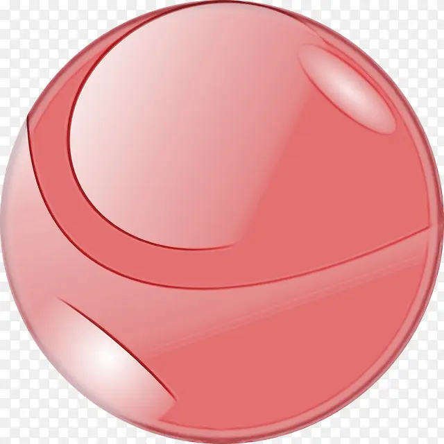 球体 粉色 球